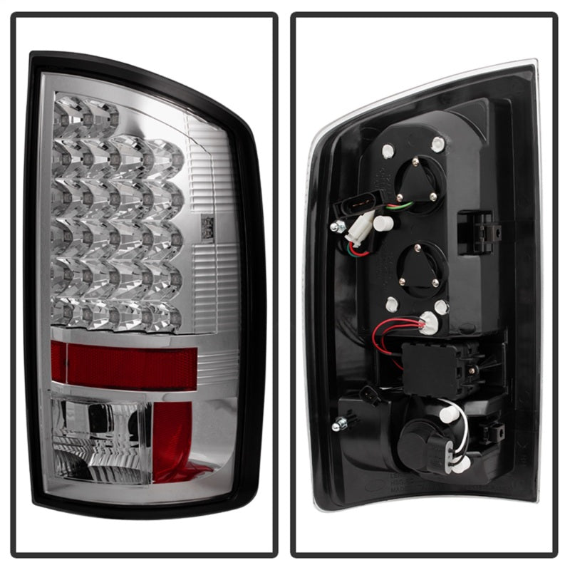 Spyder Dodge Ram 07-08 1500/Ram 07-09 2500/3500 LED Tail Lights Chrome ALT-YD-DRAM06-LED-C Tail Lights SPYDER