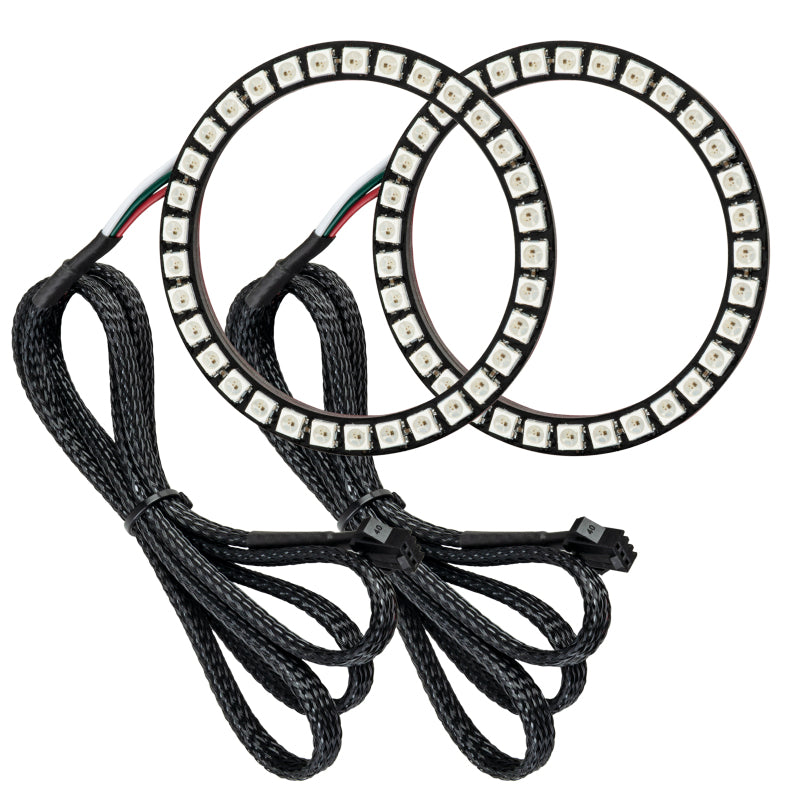 Oracle 15-17 Ford Mustang V6/GT/Shelby Dynamic DRL w/ Halo Kit - ColorSHIFT - Dynamic Headlights ORACLE Lighting