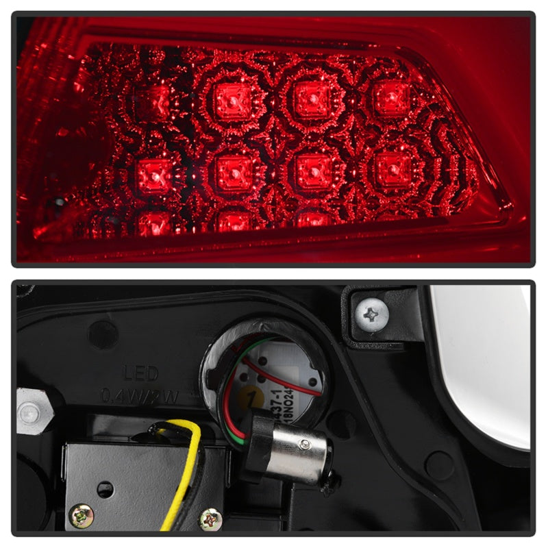 Spyder Pontiac G8 08-09 Version 2 Light Bar LED Tail Lights - Red Clear- ALT-YD-PG808V2-LB-RC Tail Lights SPYDER
