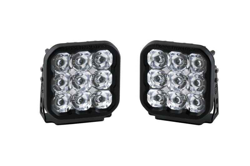 Diode Dynamics SS5 LED Pod Sport - White Spot (Pair) Light Accessories and Wiring Diode Dynamics