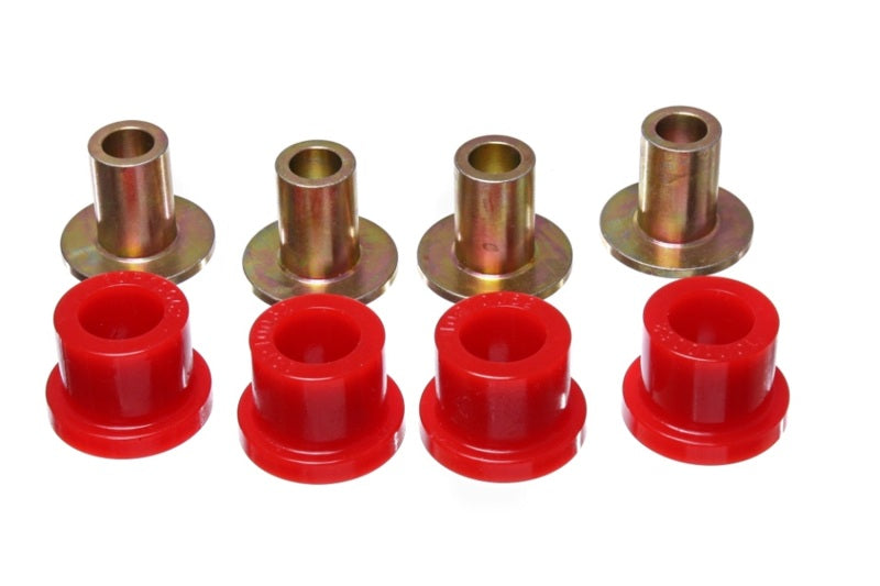 Energy Suspension 07-14 Toyota Tundra Red Rack & Pinion Bushing Set Bushing Kits Energy Suspension