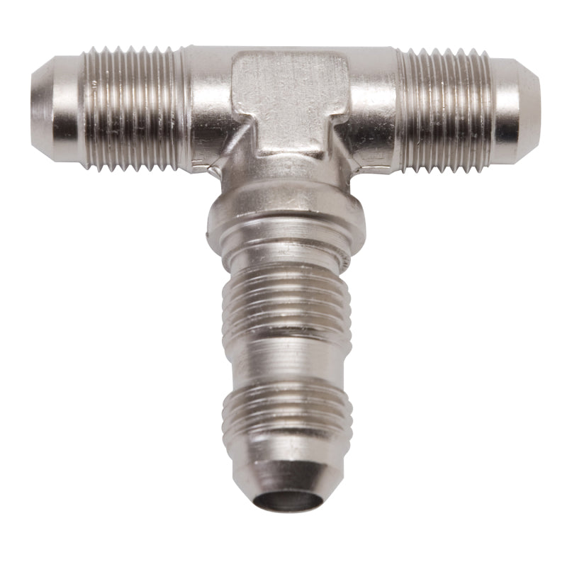 Russell Performance -3 AN Flare Bulkhead Tee Fitting (Endura) Fittings Russell