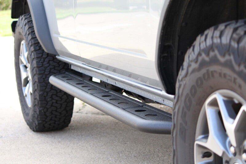 Fishbone Offroad 2021+ Ford Bronco Side Steps - Black Side Steps Fishbone Offroad