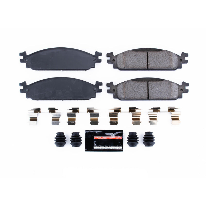 Power Stop 09-11 Ford Flex Front Z23 Evolution Sport Brake Pads w/Hardware Brake Pads - Performance PowerStop
