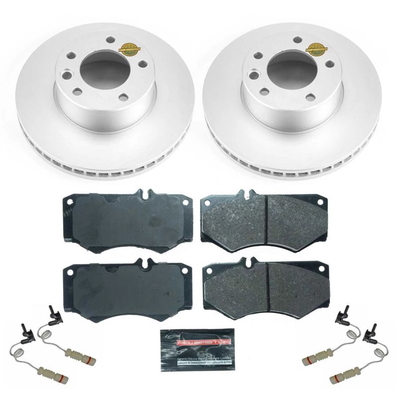 Power Stop 09-18 Mercedes-Benz G550 Front Euro-Stop Brake Kit Brake Kits - OE PowerStop
