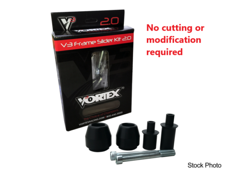 Vortex Racing 15-16 BMW S 1000 RR V3 2.0 Frame Slider Kit- No Cut Frame Sliders Vortex Racing