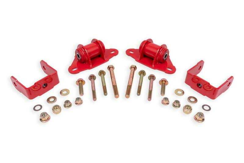 BMR 14-19 Chevrolet Corvette Polyurethane Transmission/Differential Mount - Red Differential Bushings BMR Suspension