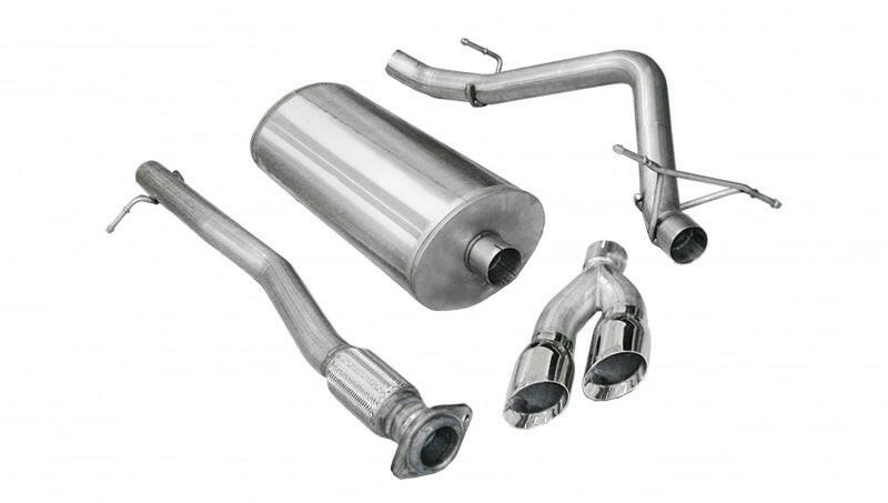 Corsa 2009-2009 Chevrolet Silverado Crew Cab/Short Bed 1500 4.8L V8 Polished Sport Cat-Back Exhaust Catback CORSA Performance