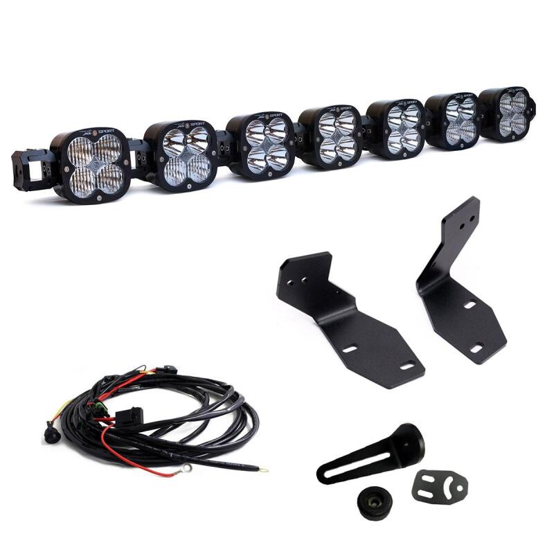 Baja Designs 2023+ Ford F250/F350 Super Duty 7XL Linkable Bumper Light Kit Light Bars & Cubes Baja Designs