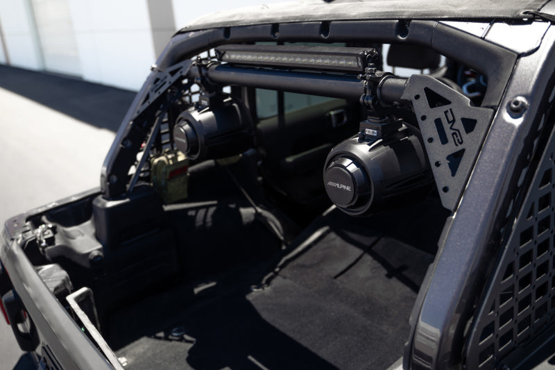 DV8 Offroad 18-23 Jeep Wrangler JL 4-Door Speaker/Light Bar Mount Light Mounts DV8 Offroad