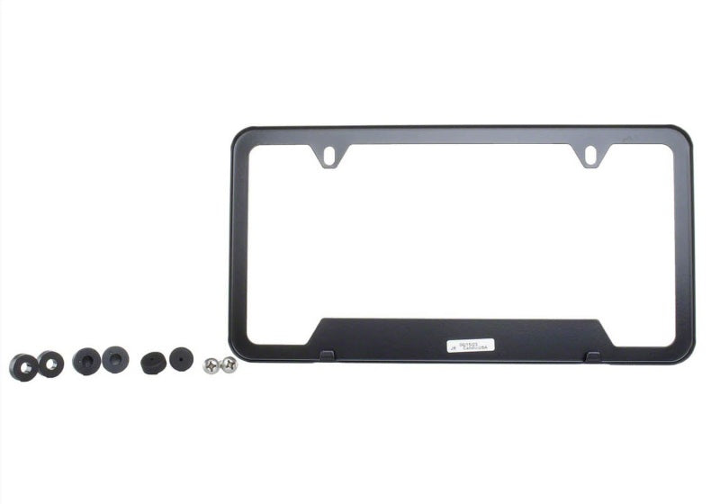 Ford Racing Stainless Steel Ford Performance License Plate Frame - Black License Frame Ford Racing