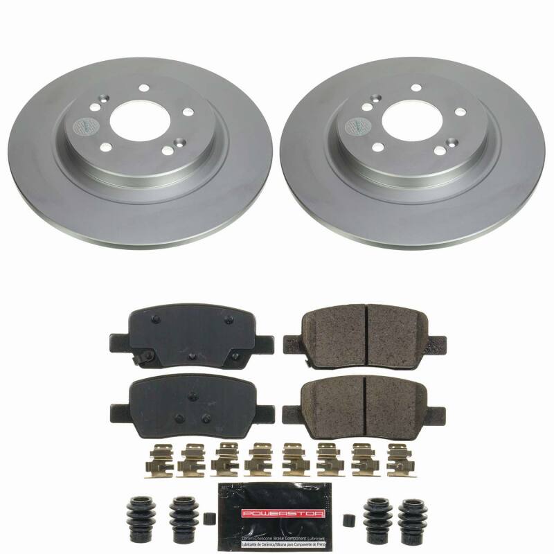 Power Stop 21-26 Hyundai Santa Fe Rear Z23 Coated Brake Kit Brake Kits - Performance D&S PowerStop