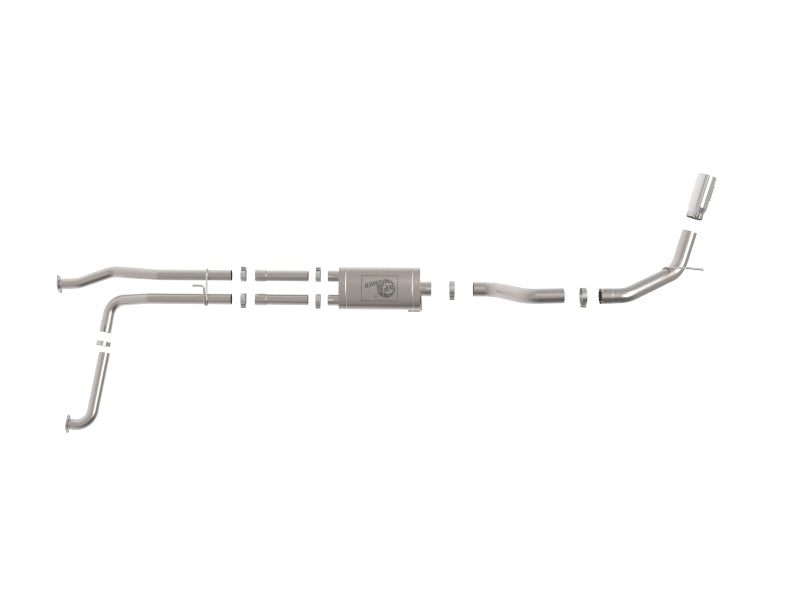 aFe MACHForce XP Exhausts Cat-Back SS-409 Nissan Titan XD 16-19 V8-5.6L - Polished Tip Catback aFe