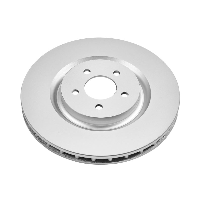 Power Stop 07-14 Ford Mustang Front Evolution Geomet Coated Rotor Brake Rotors - OE - Cryo PowerStop