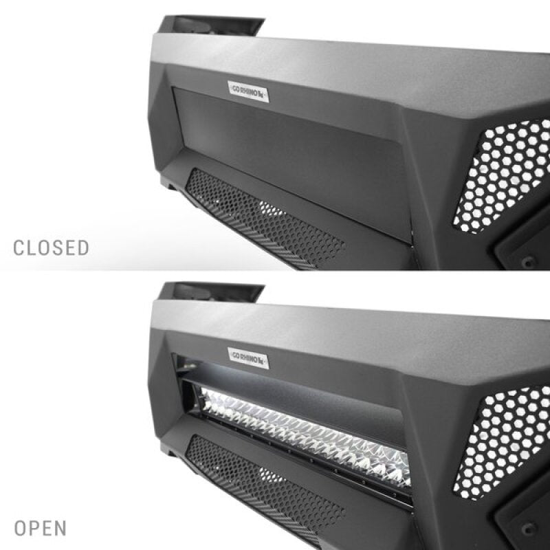 Go Rhino 22-26 Toyota Tundra (4dr) Element Front Bumper w/ Power Bar - Tex. Blk Bumpers - Steel Go Rhino