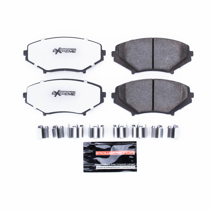 Power Stop 04-11 Mazda RX-8 Front Z26 Extreme Street Brake Pads w/Hardware Brake Pads - Performance PowerStop