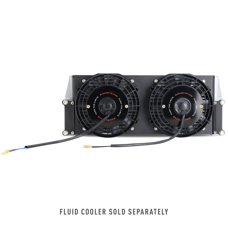 Mishimoto Universal 17in. Heavy-Duty Oil Cooler Fan Shroud - Micro Wrinkle Black Fans & Shrouds Mishimoto