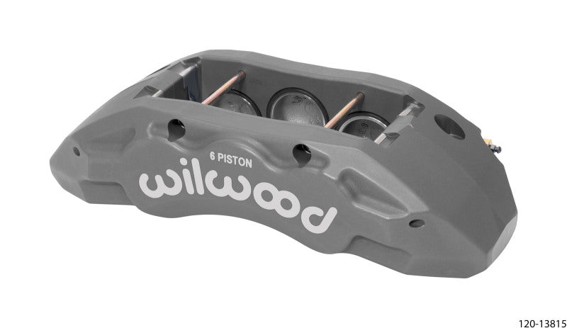 Wilwood Caliper-TX6R- R/H - Clear 2.00/1.88/1.88in Pistons 1.38in Disc Brake Calipers - Perf Wilwood