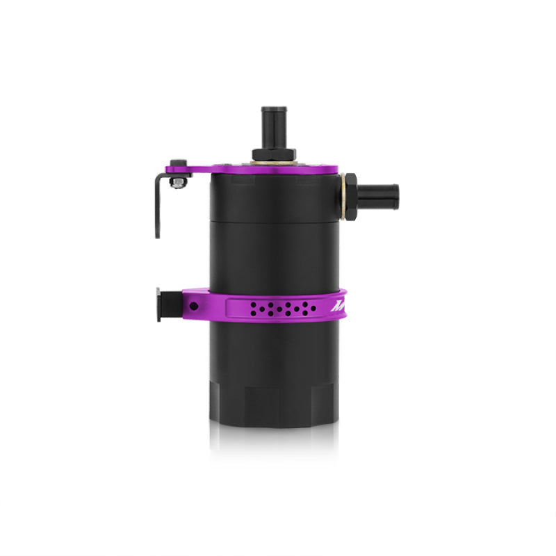 Mishimoto Universal Baffled Oil Catch Can - Purple Oil Catch Cans Mishimoto