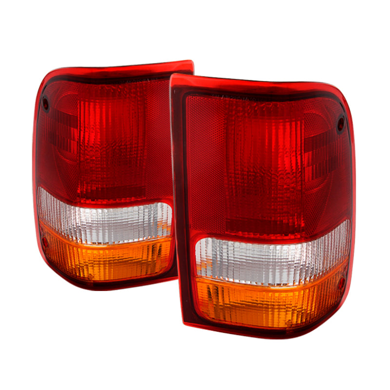 xTune Ford Ranger 93-97 Tail Lights OEM ALT-JH-FR93-OE-RC Tail Lights SPYDER