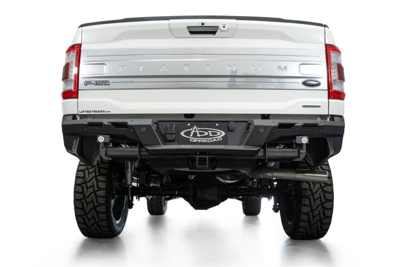 Addictive Desert Designs 2024+ Ford F-150 Black Label Rear Bumper Bumpers - Steel Addictive Desert Designs