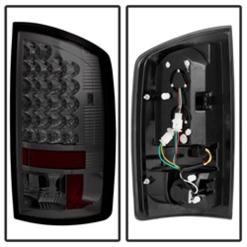 Spyder Dodge Ram 02-06 1500/Ram 2500/3500 03-06 LED Style Tail Lights Smoke ALT-YD-DRAM02-LED-SM Tail Lights SPYDER