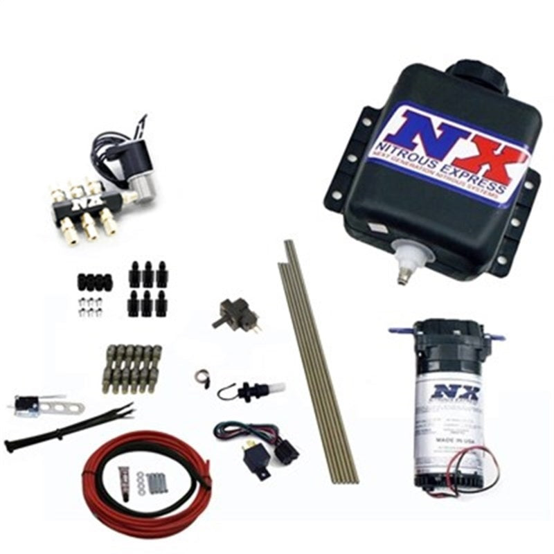 Nitrous Express Direct Port Water Injection 6 Cyl Stage 1 w/Hardlines Water Meth Kits Nitrous Express
