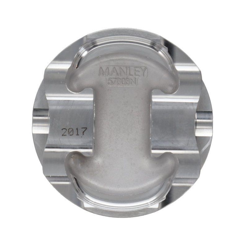 Manley 03-07 Nissan 350Z/Maxima/Altima 81.4mm Stroker 95.5mm Std Bore 8.5:1 Dish Piston Set w/ Rings Piston Sets - Forged - 6cyl Manley Performance