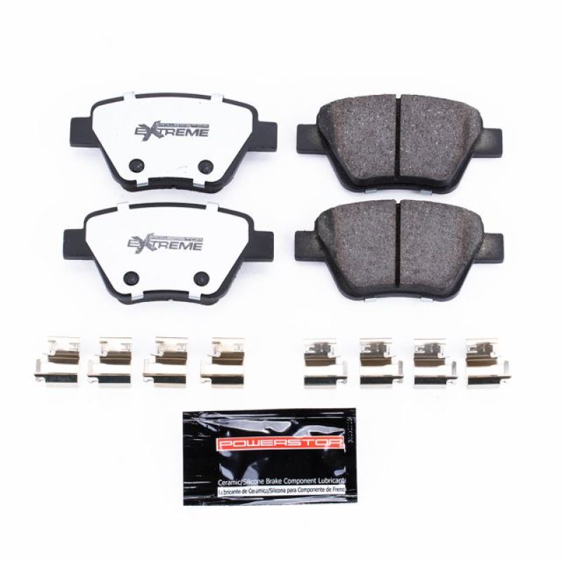 Power Stop 10-13 Audi A3 Rear Z26 Extreme Street Brake Pads w/Hardware Brake Pads - Performance PowerStop