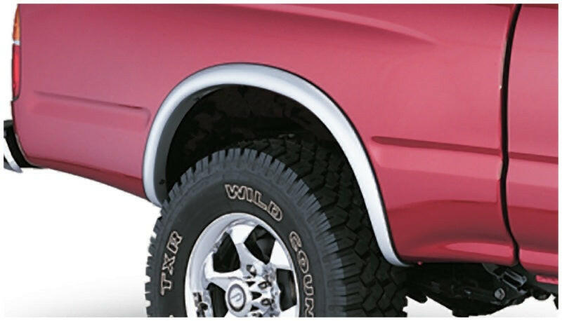 Bushwacker 95-04 Toyota Tacoma Fleetside OE Style Flares 4pc 74.5in Bed w/ 4WD Only - Black Fender Flares Bushwacker