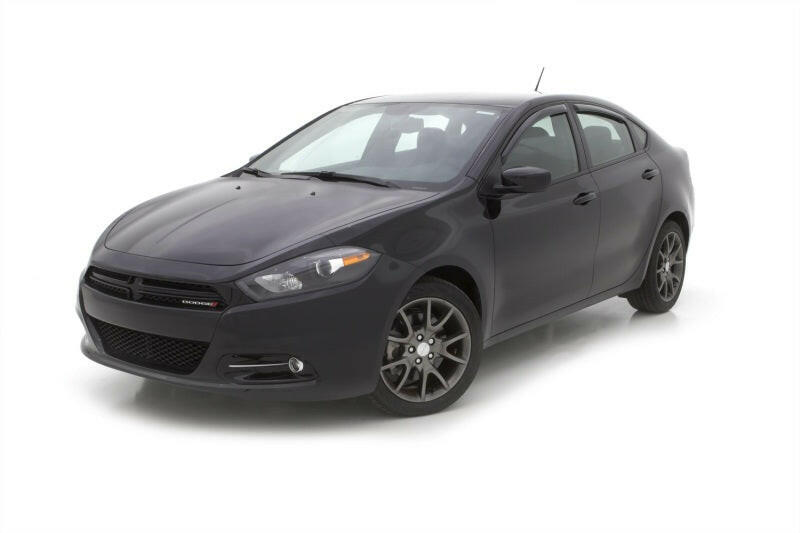 AVS 13-16 Dodge Dart Ventvisor In-Channel Front & Rear Window Deflectors 4pc - Smoke Wind Deflectors AVS