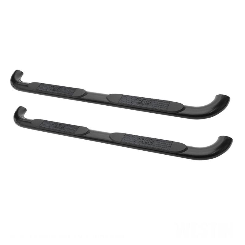 Westin 2015-2018 Chevrolet/GMC Colorado/Canyon Crew Cab Platinum 4 Oval Nerf Step Bars - Black Nerf Bars Westin