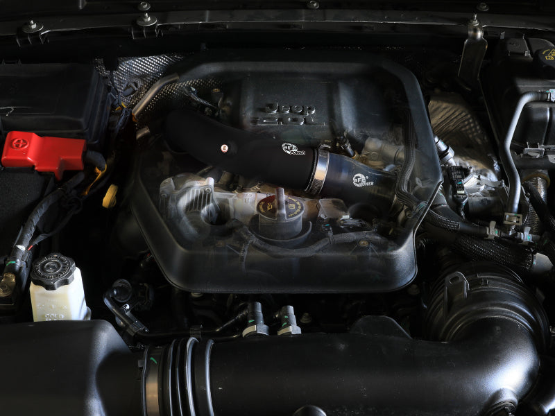 aFe 2024+ Jeep Wrangler JL L4-2.0L (t) BladeRunner 2-1/2in Aluminum Hot Charge Pipe - Black Intercoolers aFe