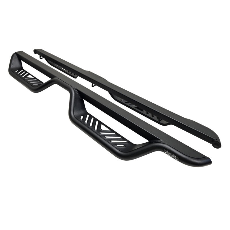 Westin 25-26 Toyota 4Runner Outlaw Drop Nerf Step Bars - Textured Black Nerf Bars Westin