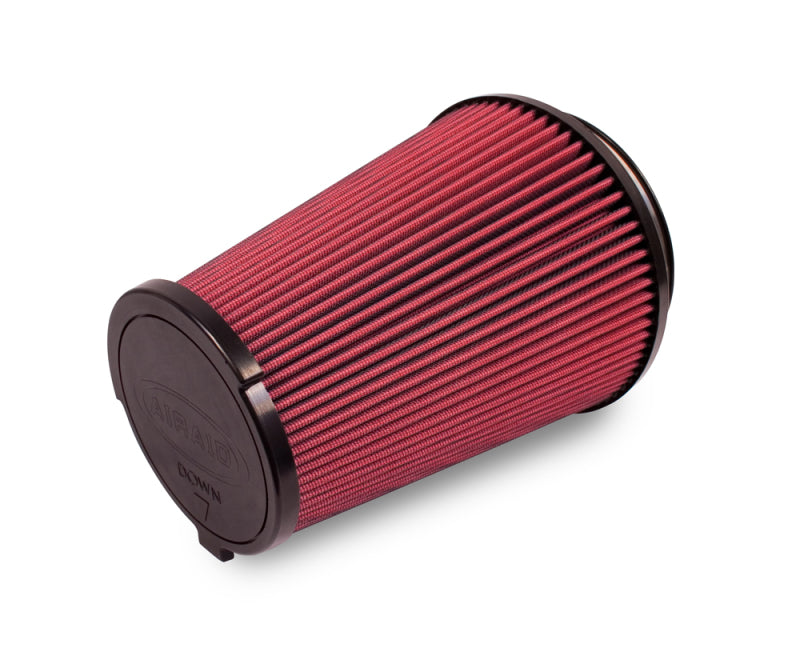 Airaid 10-14 Ford Mustang Shelby 5.4L Supercharged Direct Replacement Filter - Oiled / Red Media Air Filters - Direct Fit Airaid