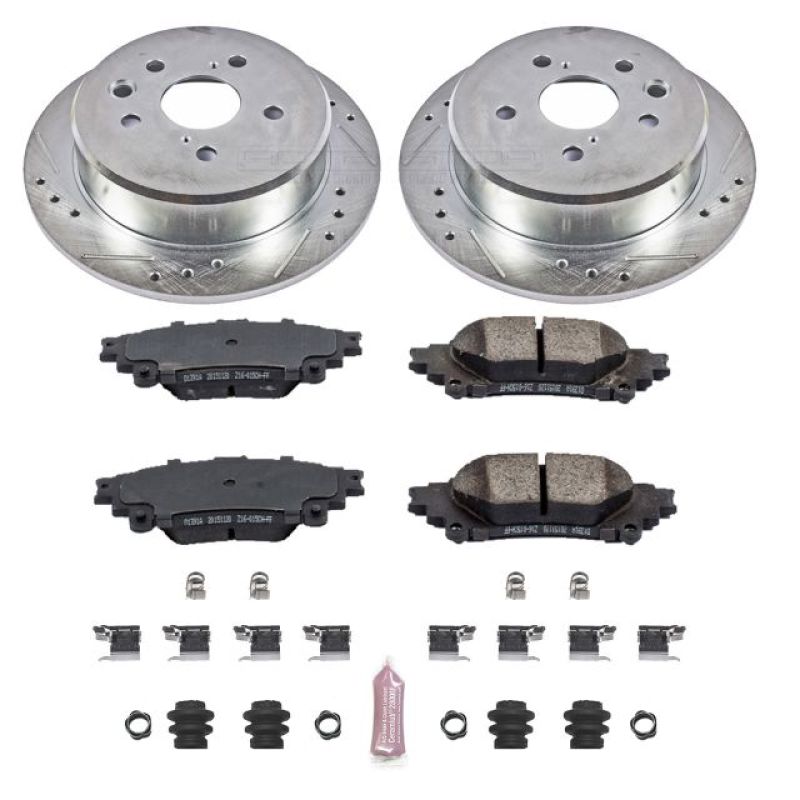 Power Stop 14-15 Lexus IS250 Rear Z23 Evolution Sport Brake Kit Brake Kits - Performance D&S PowerStop