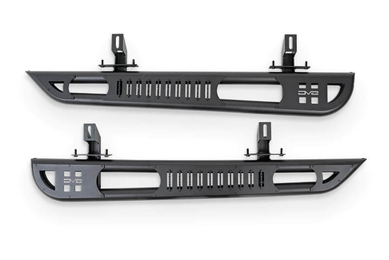 DV8 Offroad 2018+ Jeep Wrangler JL 2-Door Bolt-On OE Plus Side Steps Side Steps DV8 Offroad