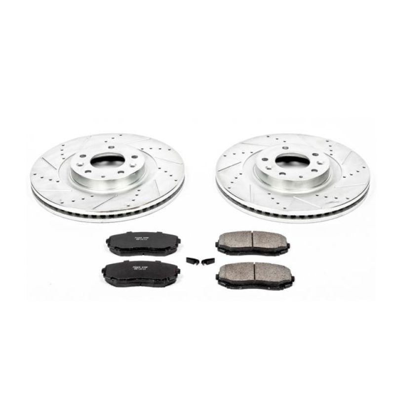Power Stop 07-15 Mazda CX-9 Front Z23 Evolution Sport Brake Kit Brake Kits - Performance D&S PowerStop