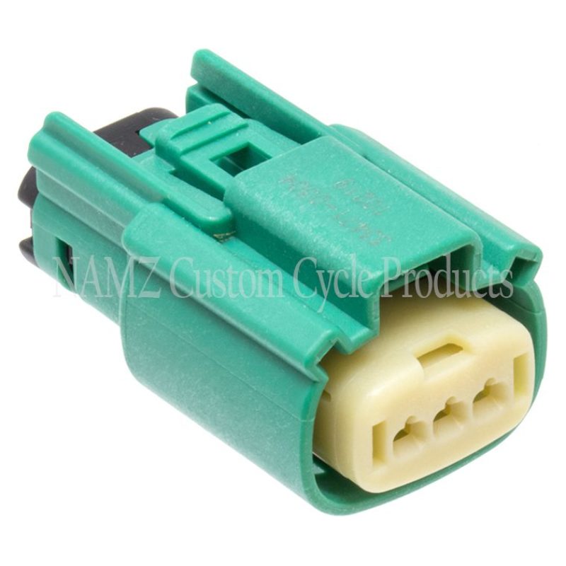 NAMZ 2007 VROD CAW/CD/CDX Main Harness Molex MX-150 3-Pos Male Connector - Green (HD 72540-07GN) Wiring Connectors NAMZ