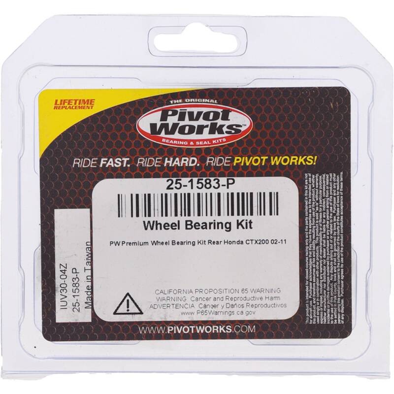 Pivot Works Honda Wheel Bearing Kit Premium Bearings Control Arms Pivot Works
