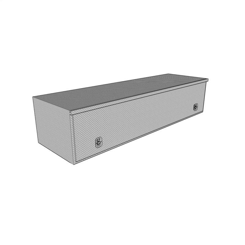 Westin/Brute HD Top Sider 13in x 60in w/flip up Door - Aluminum Tool Storage Westin