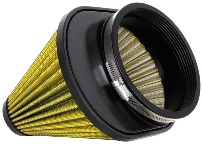 Airaid Universal Air Filter - Cone 6in F x 10-1/4x7-1/4in B x 5-1/2x2-1/2in T x 6-1/2in H -Synthamax Air Filters - Universal Fit Airaid