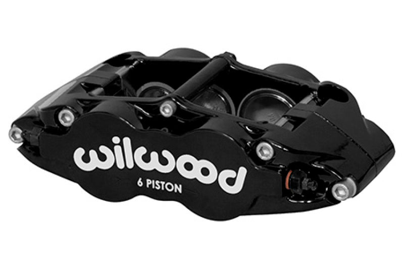 Wilwood Caliper Forged Narrow Superlite R/H FNSL6R-DS Dust Seal 1.62/1.12 1.10in Rotor Width - Black Brake Calipers - Perf Wilwood