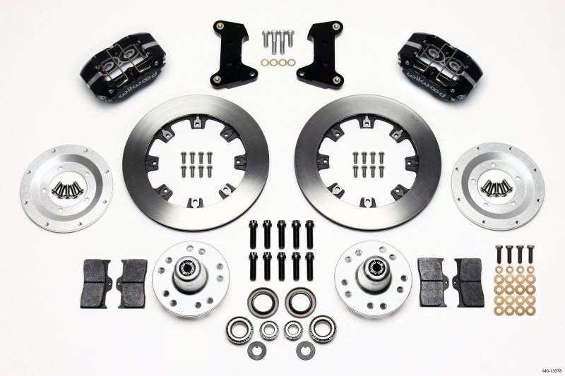Wilwood Dynapro Dust-Boot Front Kit 12.19in 74-80 Pinto/Mustang II Disc Spindle only Big Brake Kits Wilwood
