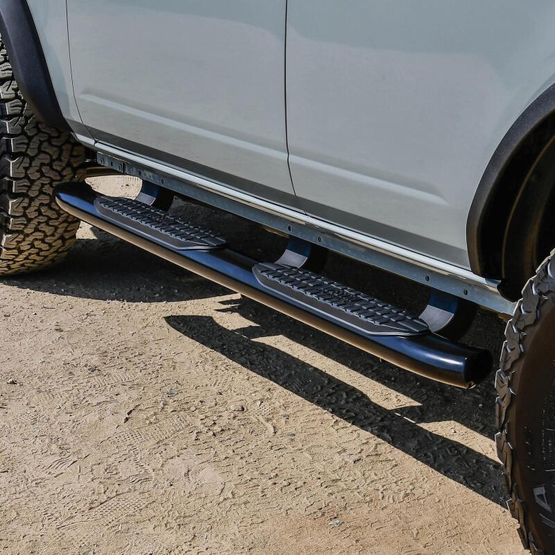 Westin 21-22 Ford Bronco (4-Door) PRO TRAXX 5 Oval Nerf Step Bars - Textured Black Nerf Bars Westin