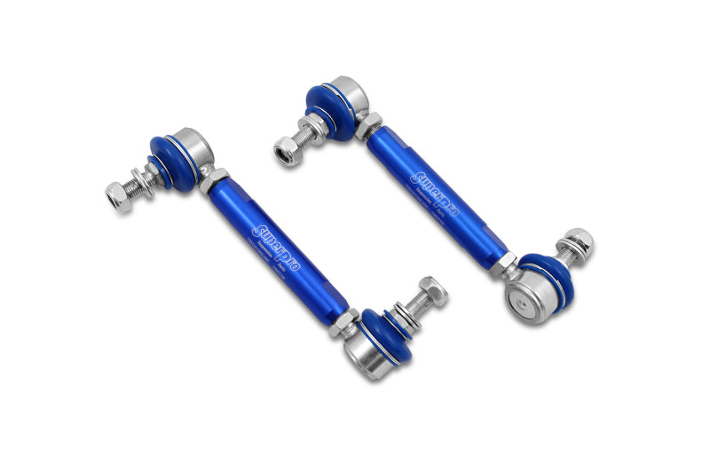 SuperPro 1991 Toyota MR2 Turbo Rear HD Adjustable End Link Set (10mm Studs 160mm-205mm Length) Sway Bar Endlinks Superpro