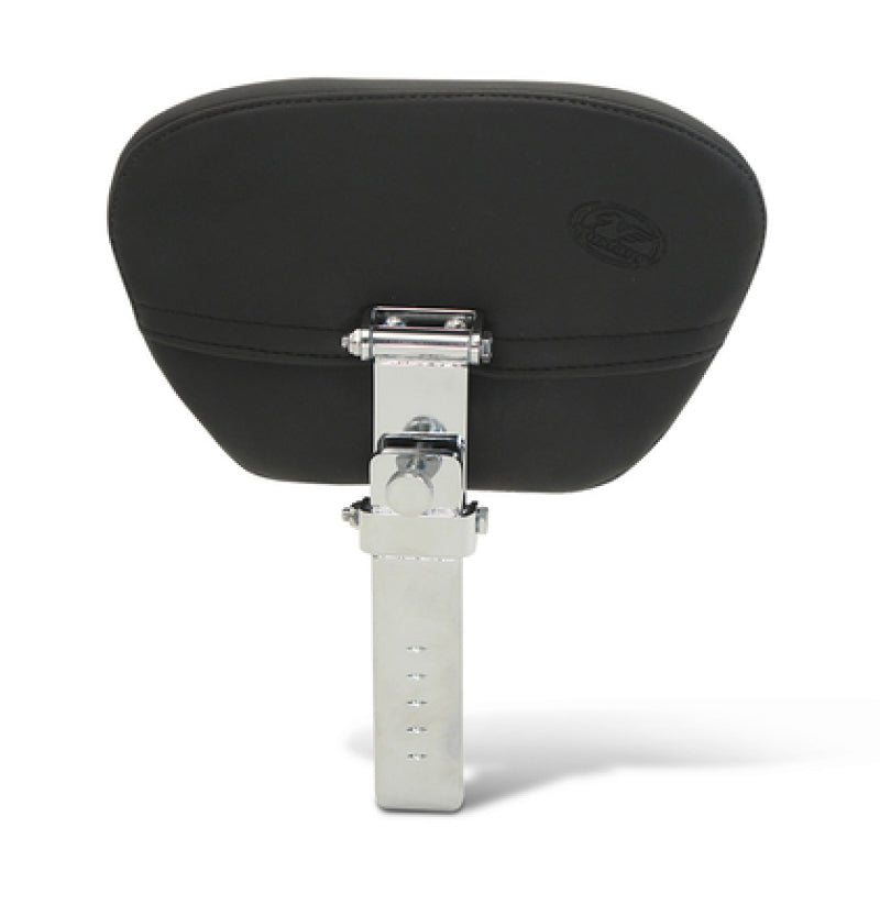 Mustang 08-21 Harley Electra Glide, Rd Glide, Rd King, Str Glide Lowdown Driver Backrest - Black Backrests Mustang Motorcycle