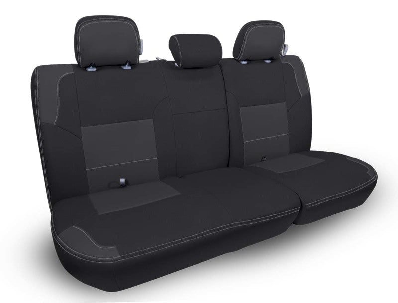 PRP 12-15 Toyota Tacoma Rear Bench Cover Double Cab - Black/Grey Seat Covers PRP Seats