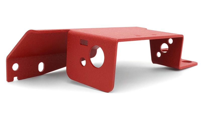 PERRIN 08-21 Subaru STI Boost Control Solenoid Cover - Red Engine Covers Perrin Performance