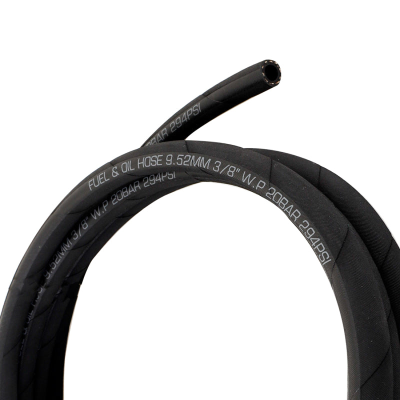 Mishimoto Push Lock Hose, Black, -4AN, 120in Length Hoses Mishimoto